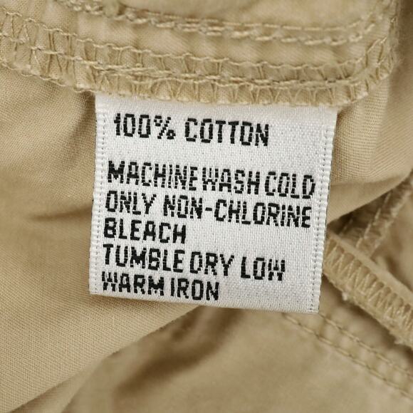 Talbots Jacket Plus Size 14W Beige Safari Cotton Lightweight Pockets Cargo Barn - Picture 14 of 16